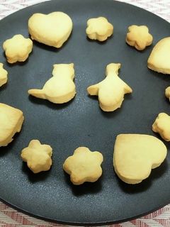 甘さ控えめ♪かわいい型抜きクッキー-レシピのメイン写真