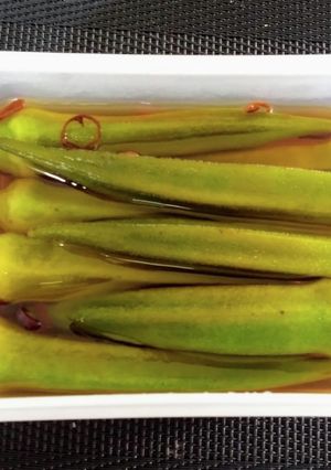 オクラ、カンタンで酢-レシピのメイン写真