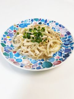 もやしと玉ねぎとささみの柚子ぽんサラダ-レシピのメイン写真