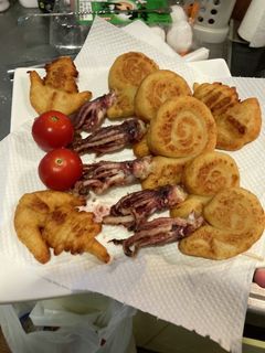 アンモナイトの素揚げ(ジャガイモ活用)-レシピのメイン写真