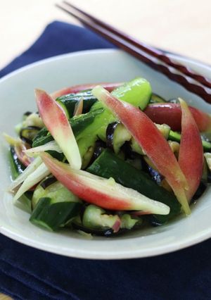 夏野菜の甘酢漬け　ポリ袋で簡単！-レシピのメイン写真