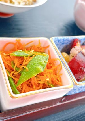 麺つゆで簡単♪絹さやと人参のきんぴら-レシピのメイン写真