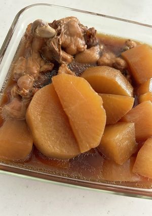 鶏手羽元と大根のさっぱり煮〜圧力鍋〜-レシピのメイン写真