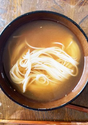お一人様！生姜味噌でさっぱりそうめん汁-レシピのメイン写真
