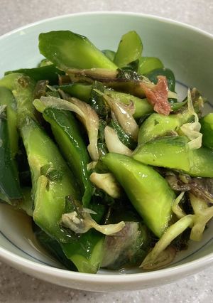 粉末うどんスープで作る簡単胡瓜の即席漬け-レシピのメイン写真