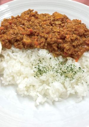 【桜の聖母短大】ドライカレー煮卵添え-レシピのメイン写真