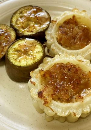 苦みのない白ゴーヤ―の焼き物-レシピのメイン写真