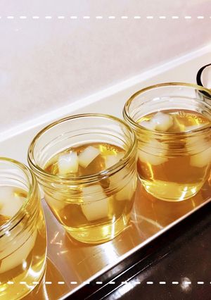 炭酸水とジュースで簡単！ナタデココゼリー-レシピのメイン写真
