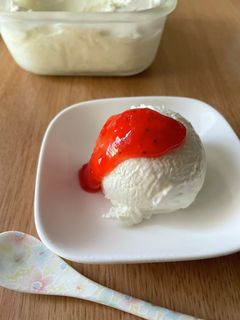 材料3つ!卵なし!ヨーグルトアイス-レシピのメイン写真