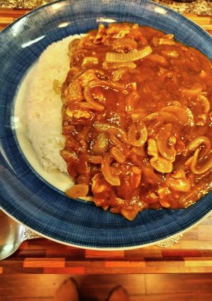 フライパンで作るシンプルポークカレー-レシピのメイン写真