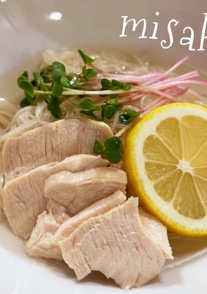 夏にさっぱり☆レモン素麺-レシピのメイン写真