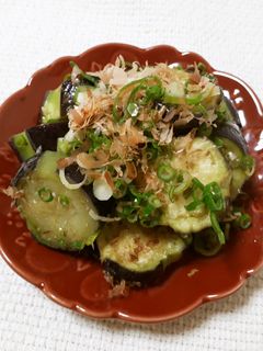 レンジで簡単!茄子のおかか和え-レシピのメイン写真