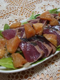鰹のたたき グレープフルーツソース-レシピのメイン写真