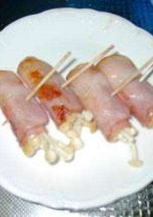 料理？えのきだけのベーコン巻き-レシピのメイン写真