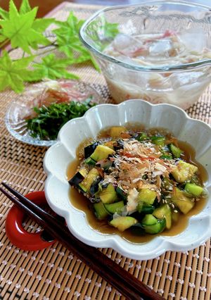 めんつゆで簡単★夏野菜たっぷりだし-レシピのメイン写真
