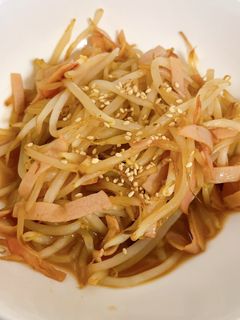 もやしとハムのからし和え-レシピのメイン写真