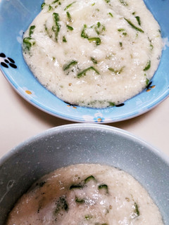 山芋のすりおろし♪オクラ入り♡栄養満点-レシピのメイン写真