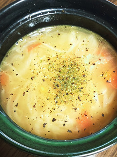 バター香るオニオントマトスープ-レシピのメイン写真