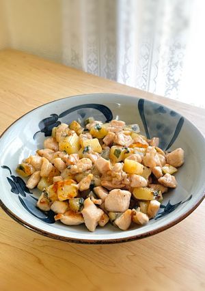 息子が作る…♡じゃが芋チキンゴロゴロ炒め-レシピのメイン写真