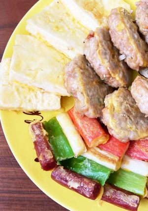 30分|韓国ごはんカルパス串焼き★辛さ0-レシピのメイン写真