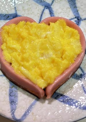 失敗なし！ハートのスクランブルエッグ-レシピのメイン写真
