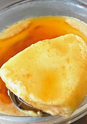 レンジで簡単・バニラアイスの玉子プリン-レシピのメイン写真