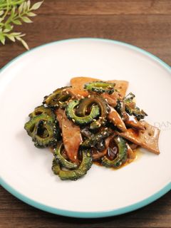 簡単!レバーとゴーヤの炒めもの-レシピのメイン写真