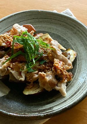 ＊茄子消費＊茄子と豚バラの辛味噌ポン酢＊-レシピのメイン写真