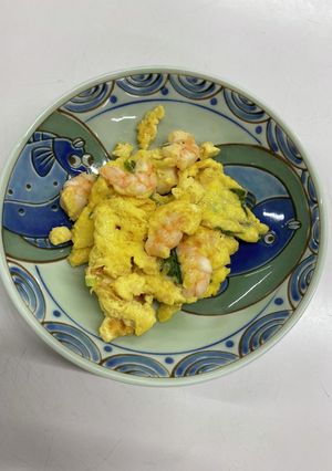 雞蛋炒蝦仁（卵とえびの炒め）-レシピのメイン写真