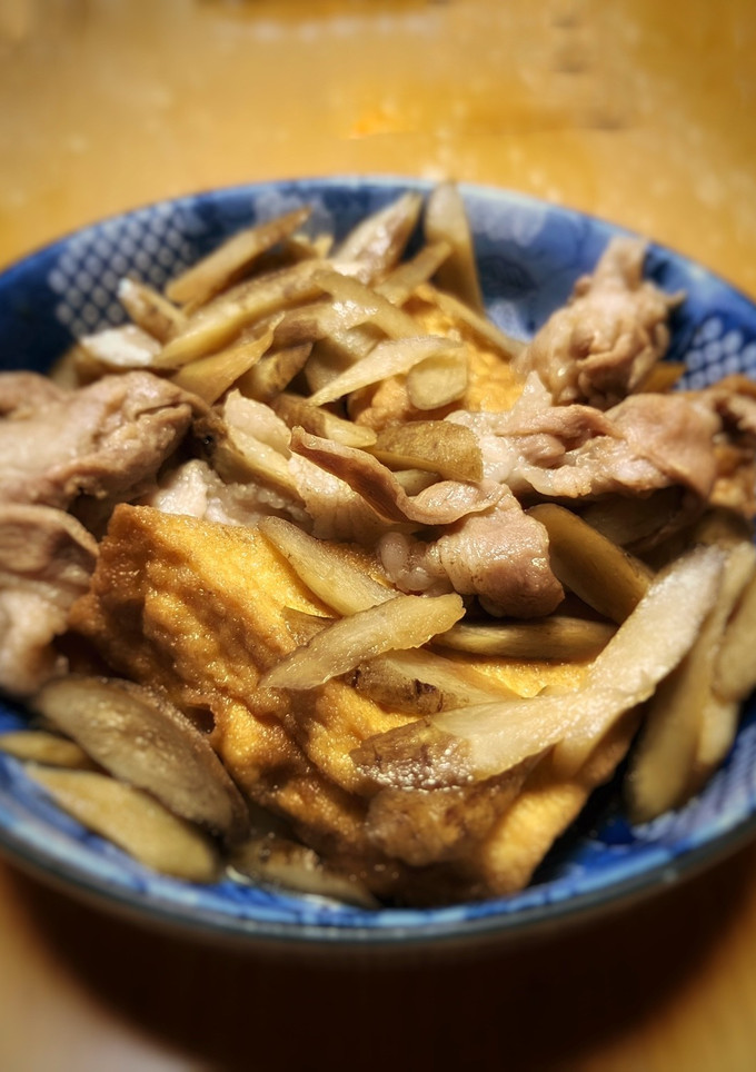 豚肉と厚揚げの牛蒡煮-レシピのメイン写真