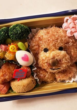 玄米でヘルシー♪トイプードルのお弁当-レシピのメイン写真