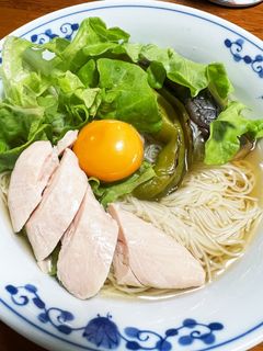 梅昆布茶で作るサラダそうめん-レシピのメイン写真