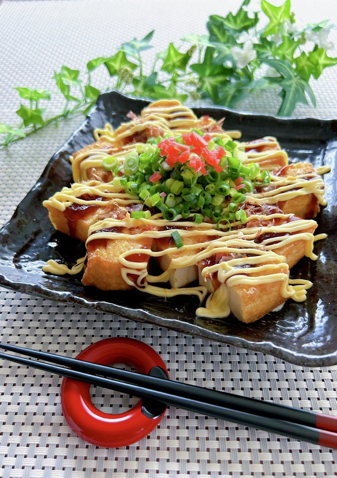 簡単・節約！厚揚げのたこ焼き風-レシピのメイン写真