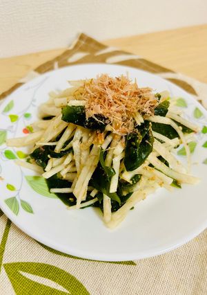 大根とわかめのおかかサラダ！-レシピのメイン写真