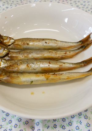 【学校給食】ししゃもの七味焼き-レシピのメイン写真