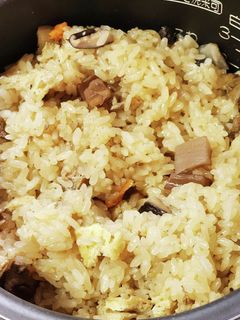 前日の煮物と炊飯器で☆おこわ☆-レシピのメイン写真