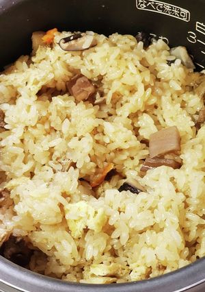 前日の煮物と炊飯器で☆おこわ☆-レシピのメイン写真