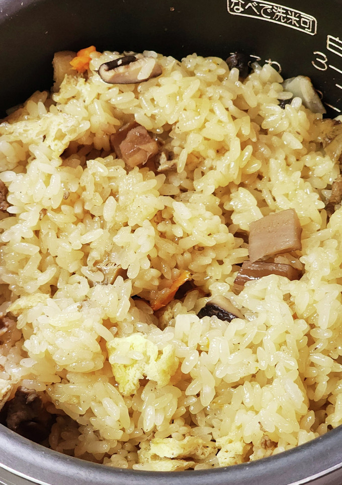 前日の煮物と炊飯器で☆おこわ☆-レシピのメイン写真