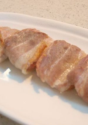 豚バラ&フィッシュソーセージをトースターで・・・-レシピのメイン写真