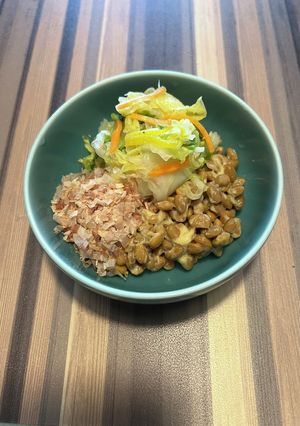 父親の大好きな納豆の食べ方①-レシピのメイン写真