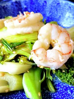 エビとブロッコリーとセロリの和え物-レシピのメイン写真