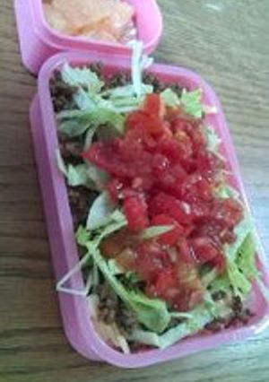 タコライスお弁当-レシピのメイン写真
