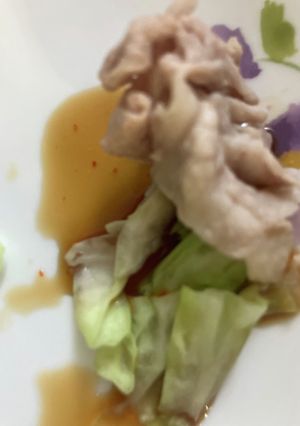 オガタ家　夕食に　冷しゃぶ風-レシピのメイン写真