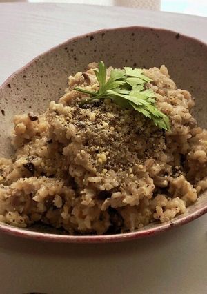 大麦入りきのこたっぷりリゾット-レシピのメイン写真
