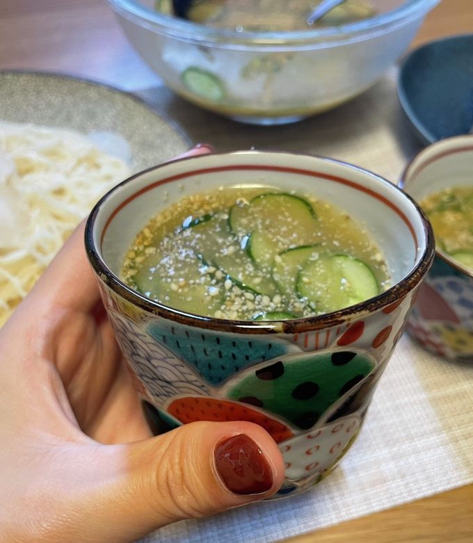 そうめん胡麻つけだれ by mippo2525 【クックパッド】 簡単おいしい