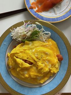 半熟オムライス-レシピのメイン写真