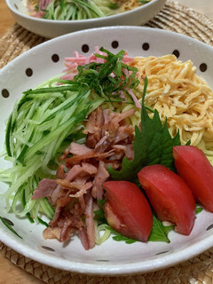 具だくさんde冷やし中華♪-レシピのメイン写真