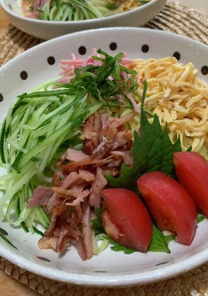 具だくさんde冷やし中華♪-レシピのメイン写真
