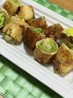 油揚げのレタス巻 ハニー照り焼き-レシピのメイン写真