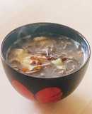 もずくと豆腐の酸辣湯★酸っぱ辛い★朝ご飯